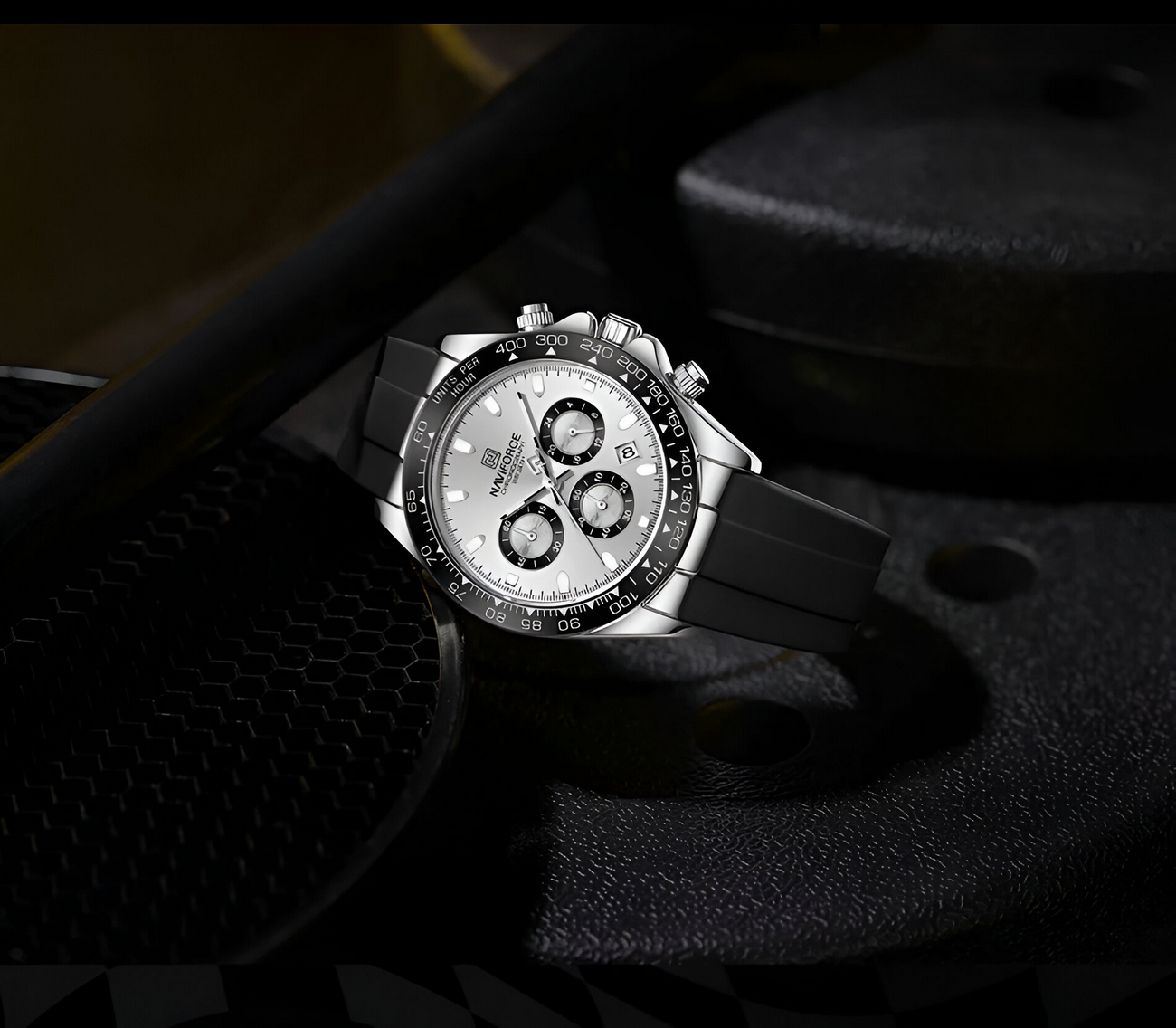 Reloj Naviforce Casual Nf8054 Goma Hombre